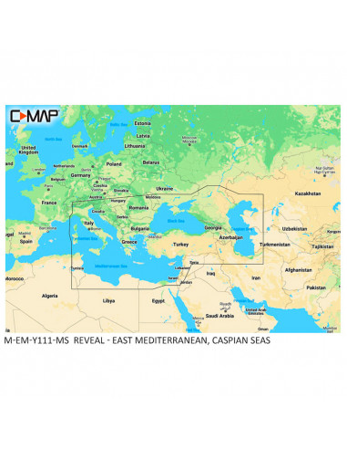 C-MAP Reveal Est Mediterraneo