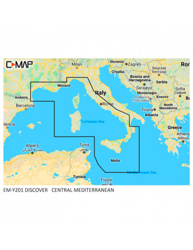 C-MAP Mediterraneo Centrale
