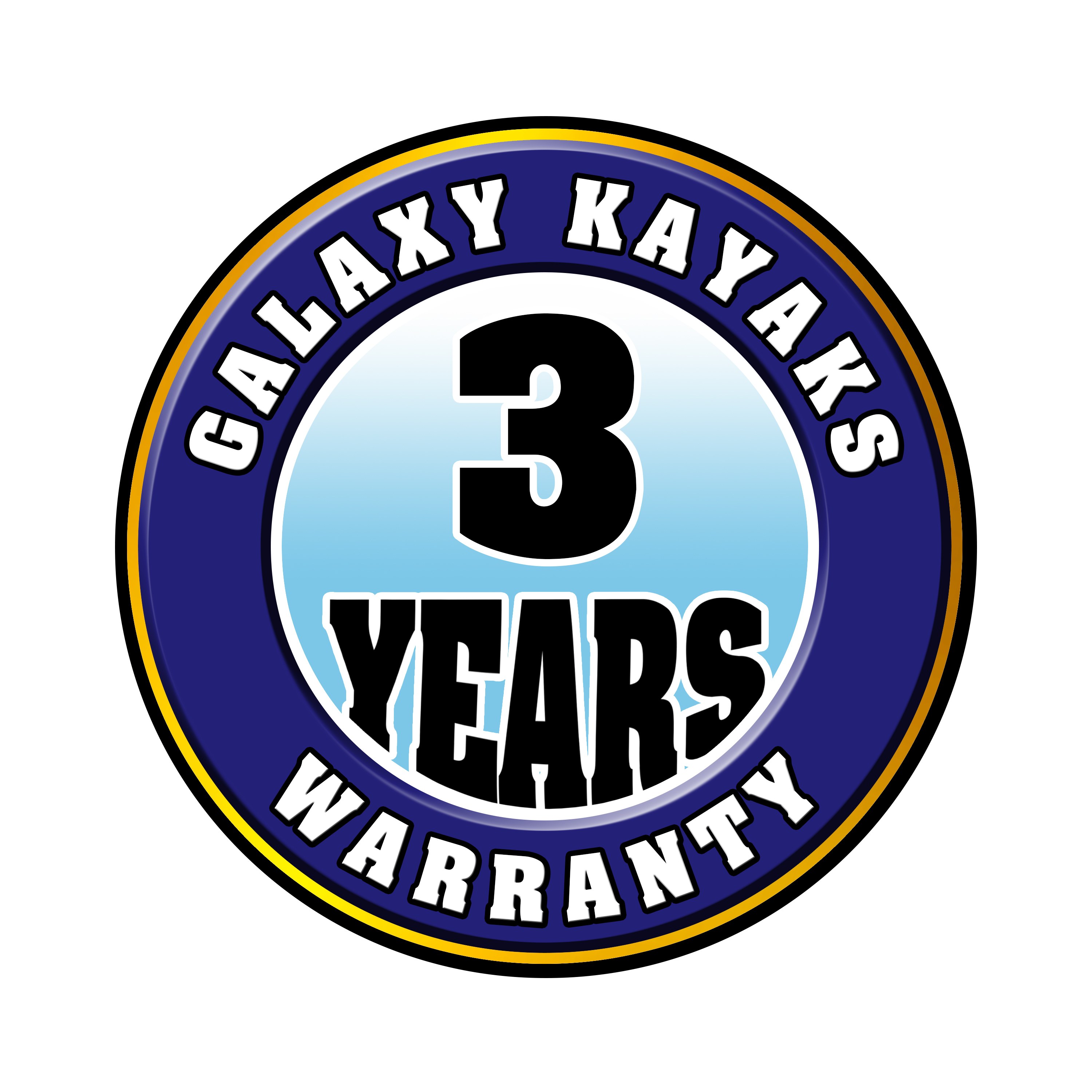 Galaxy Kayaks 3 Years Warranty